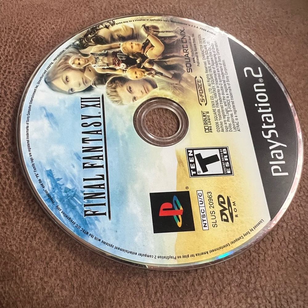 PS2 Game Final Fantasy 12